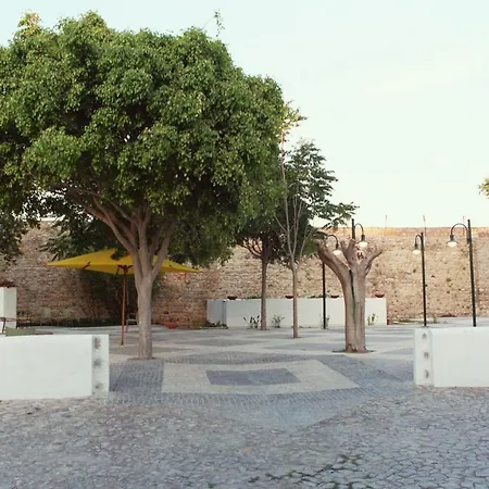 --- No Coracao Das Muralhas De Faro - Na Casa Do Arco Do Repouso Com 6 600M2 - A Alcova Dos Arcos فندق مبيت وإفطار فارو
